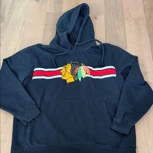 NHL Black Hoodie with Colorful Logo